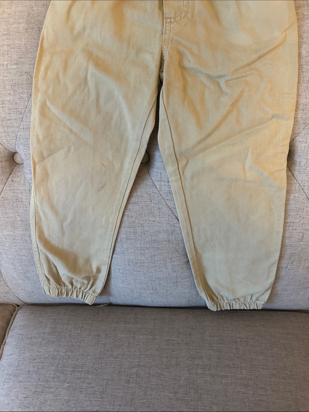 Little Rebels Boys Jogger Khaki Cotton Pants 🌹 - Picture 4 of 9